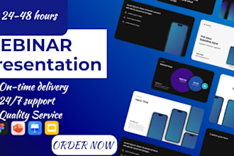 design webinar, educational ppt presentation, elearning course slides design