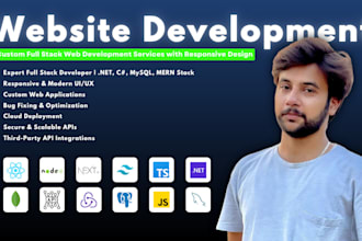 build modern full stack websites with mern or dotnet