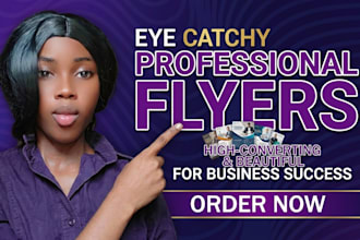 design a modern business or promotional flyer