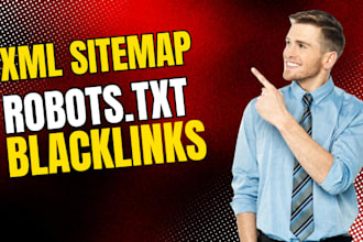 optimise xml sitemap and robots txt for google index