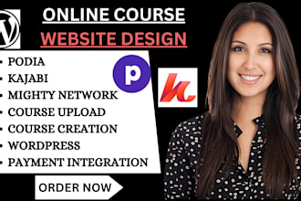 setup skool online course mighty networks kajabi podia clixlo canva to wordpress