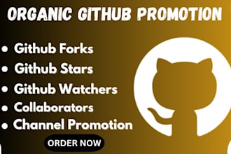 expertly promote your github repositories to boost fork stars watchers followers