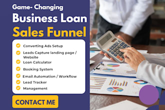 generate business loan leads sba loan startup loan equipment financing website