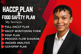 design full haccp plan, food safety plan record, fsvp and monitoring forms