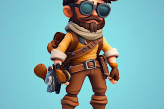 make 2d game character sprite sheet for your indie game