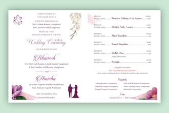 design wedding invitation card digital or printable