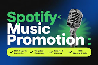 create ads to promote your spotify music, single and album