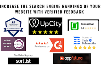 build your online reputation on clutch designrush topdeveloper goodfirm upcity