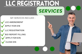 do llc amendment, llc registration llc, llc address change and ein