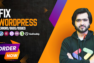 fix wordpress issues, error, bug, css, elementor pro, divi website expert help
