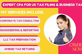 file and amend us llc tax returns 1120, 1040, 1065, 5472 cpa tax consultant