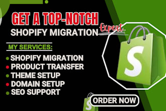 transfer or migrate wix, wordpress, esty, woocommerce website to shopify