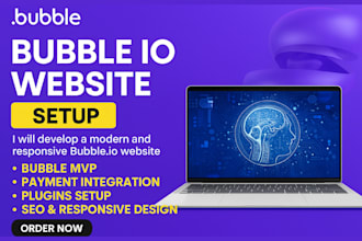 create your bubble web app, API integration, ai mobile app, and mvp