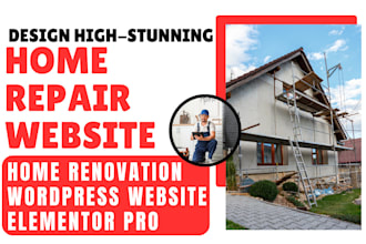 build home repair website home renovation home improvement wordpress website