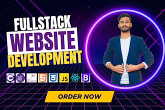 be your full stack web developer creating custom websites for you