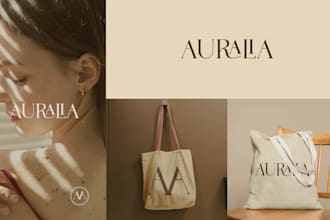 make a feminine branding logo design