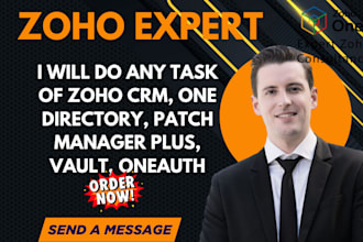 do any task of zoho one directory patch manager plus vault oneauth