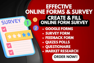 do online survey filling google form market research questionnaire polls