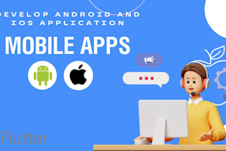 develop a high quality mobile app using flutter for android and ios