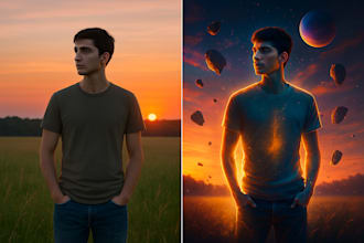 do professional photo manipulation and portrait retouching