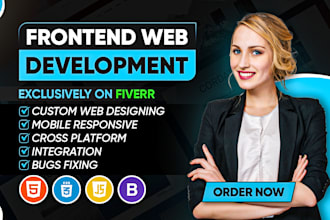 do expert HTML, CSS, bootsrap and javascript developer