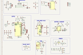 do schematic design, pcb design, create gerber and bom files