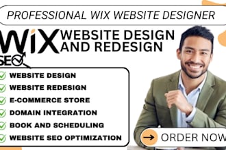 design wix website, redesign wix website wix ecommerce store or landing page