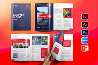 design a company profile employee handbook business proposal and annual report