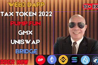 be blockchain developer for tax token, pump fun, smart contract, dapp on solana