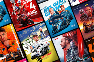 design a car racing event, f1, formula 1, motogp, flyer for racing car