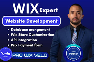create wix website using wix velo, wix website development, wix velo code