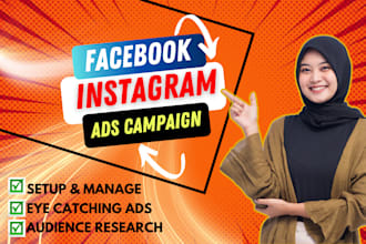 set up facebook and instagram ads campaign, fb ads manager, run meta ads