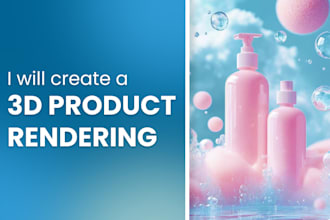 create a 3d product rendering
