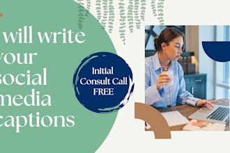 write your social media captions