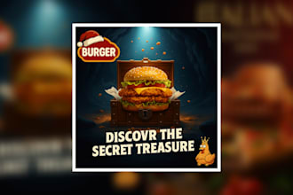 design creative and professional restaurant posters
