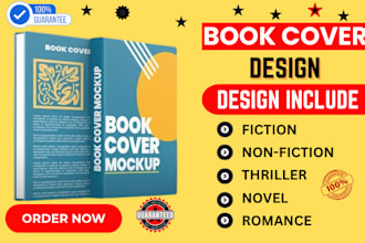 design book cover for your fantasy, sci fi, horror, romance etc book