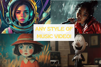 create an ai music video for you