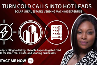 solar cold calling real estate cold calling vending machine