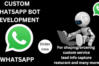 build custom chatbot, whatsapp bot, open ai, llama, ai chatbot, ai integration