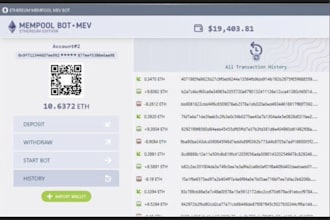 develop pumpfun, mev, sandwich, sniper, volume, eth and solana, bot