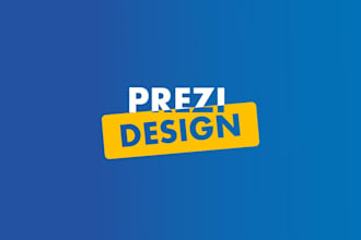 do animated prezi presentation and template design
