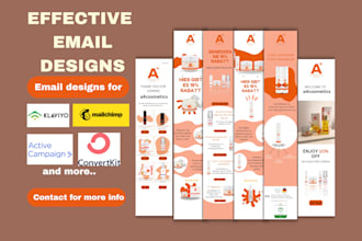 be your klaviyo and mailchimp email flow expert for your ecommerce store