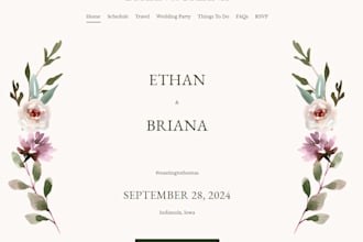 create a personalized wedding website through zola