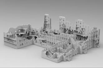 medieval terrain molds, 3d print model, ruins, marble, ancient 3d statue, zbrush