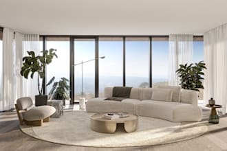 optimize 3d architecture,modern villa design,exterior render,lobby real estate