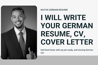create your lebenslauf german cv cover letter or resume