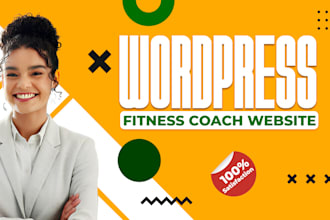 build health and fitness coaching website, blog website, wordpress blog design