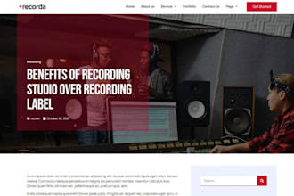 design music album shopify store record label website audio tape store