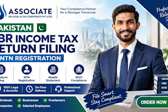 file pakistan fbr income tax return and register ntn