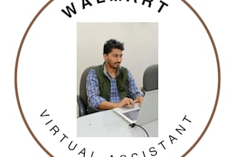be your VA for walmart wfs and 2step drop shipping